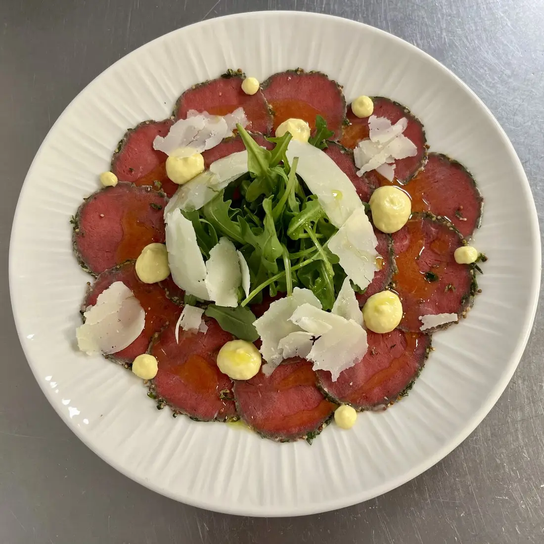 Carpaccio de venado