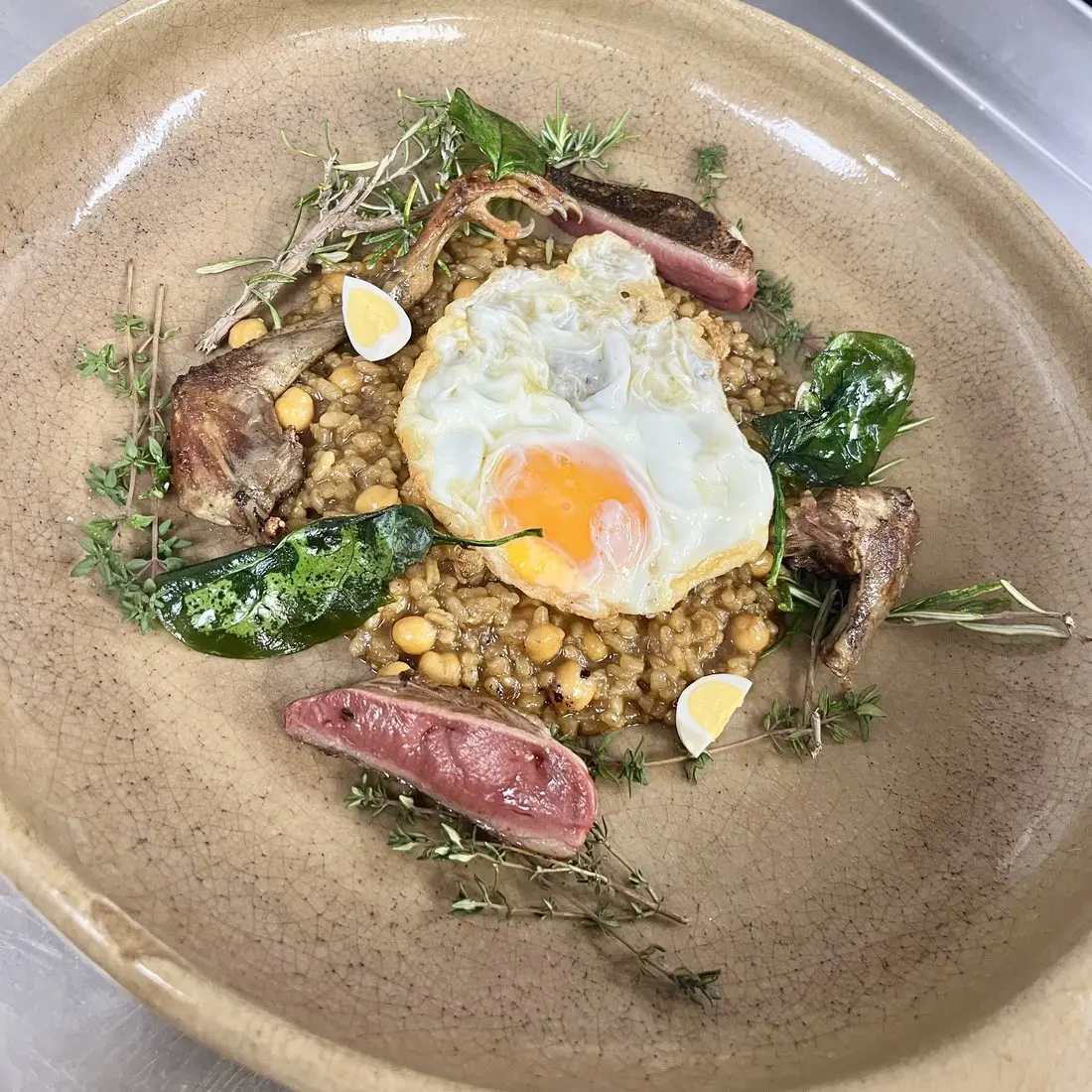 Risotto de pichón