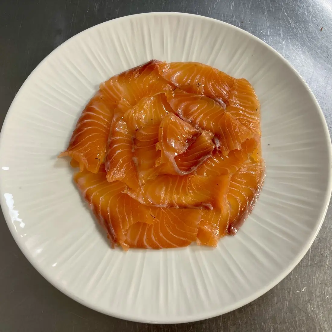 Salmón marinado